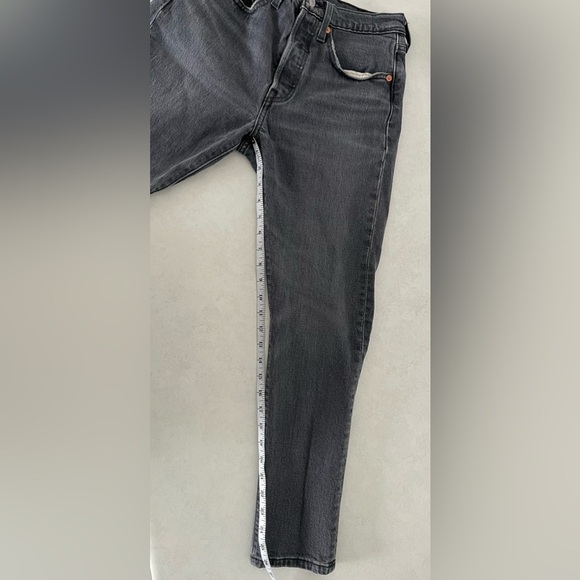 Levi’s 501 S/ Washed black/ Skinny jeans/ Button up fly/ Size 26 - Picture 12 of 16